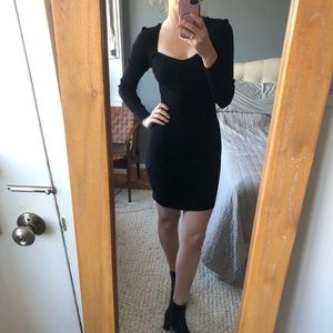 Classic little black dress rib knit, & other stories, S